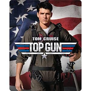 탑건 40주년 한정판 스틸북 (4K UHD + Blu-ray) $23
