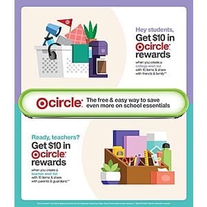Target 위시리스트 $10