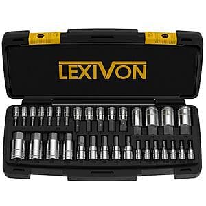 LEXIVON HEX Bit Socket Set