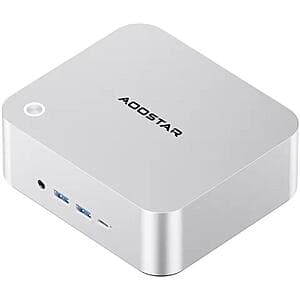 AOOSTAR MACO Barebones PC: Ryzen 7 Pro 6850H, 24GB LPDDR5 $299.80 + Free S&H