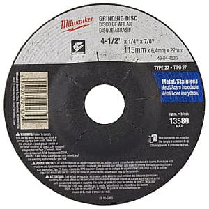 Milwaukee 그라인딩 휠