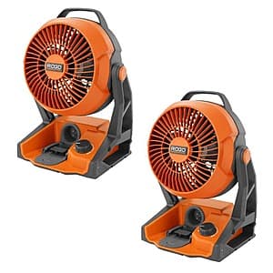 Ridgid 18V 작업용 팬 2개