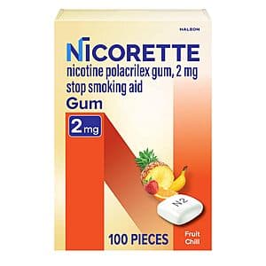 Nicorette 금연 껌 100개