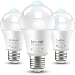 Boxlood LED 모션센서 전구 3팩