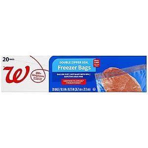 Walgreens Freezer Bags