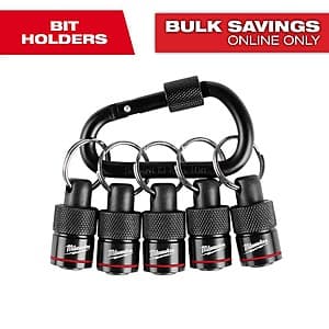 Milwaukee Hex Bit Holder 5pc
