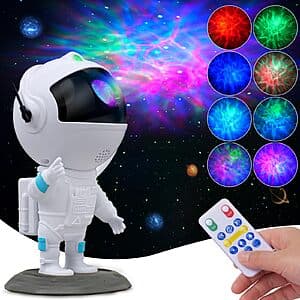 어스트로넛 갤럭시 LED 프로젝터 (어린이용, 8색 네뷸라 및 별 무늬) $8