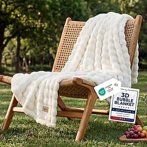 Bedsure 3D Fleece Blanket