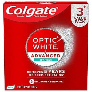 Colgate Optic White 3-pack
