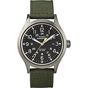 40mm 타임екс 맨즈 엑스페디션 스카우트 워치