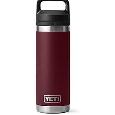 18-Oz YETI Rambler Stainless Steel Bottle w/ Chug Cap (Wild Vine Red) $24