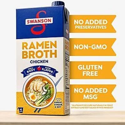 32-Oz Swanson Ramen Chicken Broth $1.50 w/ S&S