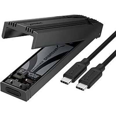 Prime Members: SABRENT USB Type-C 10Gbps M.2 NVMe SSD Enclosure (up to 8TB) $12.90 + Free S&H