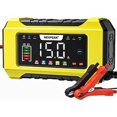 Prime Members: NEXPEAK 15A Smart 12V/24V LiFePO4 Battery Charger & Maintainer $22.40 + Free S&H