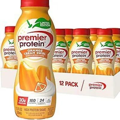 12-Pk 11.5-Oz Premier Protein Limited Edition Orange Cream Swirl Shake $18.90 w/ S&S