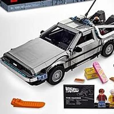 1872-Pc LEGO Icons Back to The Future Time Machine Building Set $160 + Free S&H