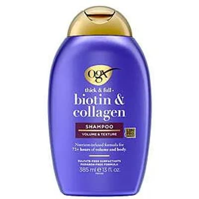 13-oz OGX Thick & Full + Biotin & Collagen Volumizing Shampoo $2.85
