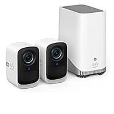 eufy Security S300 4K 3C 2-eufyCam Kit $100 + Free S&H w/ Amazon Prime