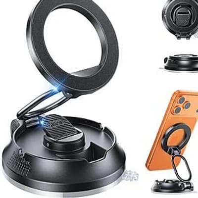 SUPERONE MagSafe Car Phone Mount w/ Strong Suction & 360° Adjustable Arm $6