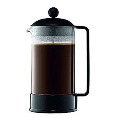 34-oz Bodum Brazil French Press Coffee Maker (Black, Red) $20