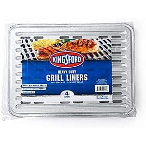 Kingsford 알루미늄 그릴라이너 4팩