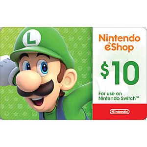 Various Gift Cards 10% Off