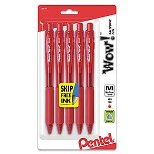 Pentel Wow! 볼펜 5개