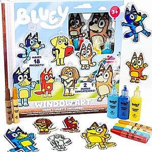 Bluey 윈도우 아트 선캐처 키트 $7.50