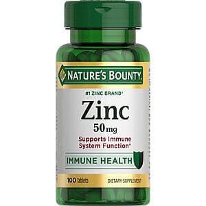 Nature's Bounty Zinc 50mg