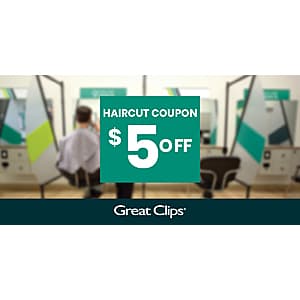 Great Clips $5 할인쿠폰