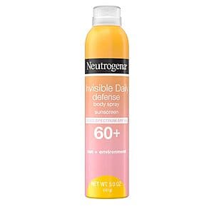뉴트로지나 SPF60+ 바디 미스트 5oz