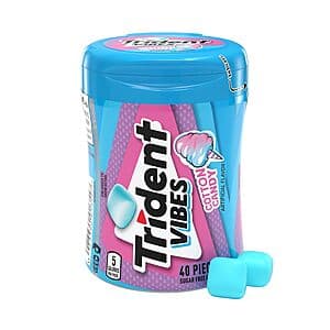 Trident Vibes 씹는 껌 40개