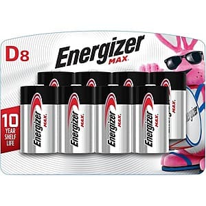 Energizer Max D 8팩