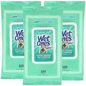 Wet Ones 반려동물 물티슈 300매
