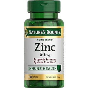 Nature's Bounty Zinc 50mg
