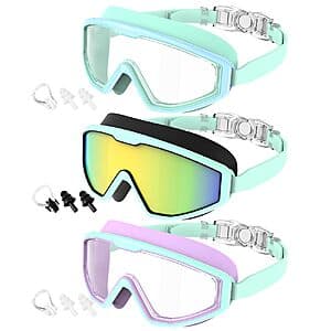 CIFOYA Kids Swim Goggles 3pk