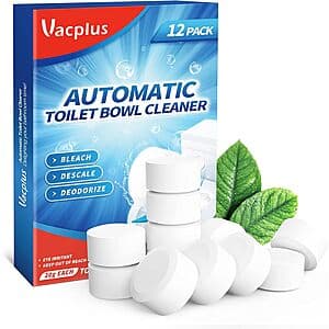 Vacplus 변기 세정 12개입