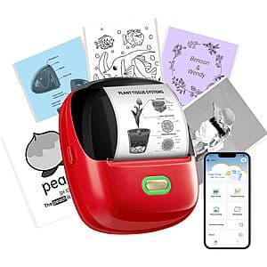 오르그스타 잉크리스 열 스티커 프린터 $10