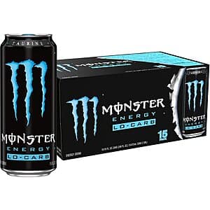 15-pk 16-oz Monster Energy Sugar Free Energy Drink (various) from $15.10 w/ S&S