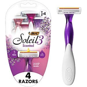BIC Soleil 3 Scented 4-pack