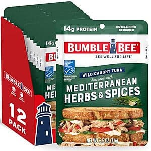 Bumble Bee 와일드-caught 참치 12팩