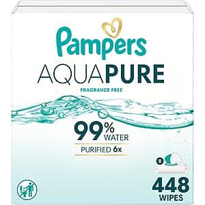 Pampers Aqua Pure 물티슈 8팩