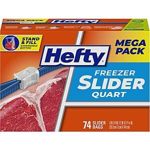 Hefty Slider Freezer Bags