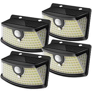 Aootek 120 LED 솔라 모션센서 조명 4P