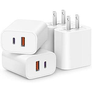 CXX USB-C/A 월어댑터 4팩