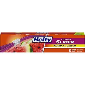 Hefty Slider Jumbo Storage