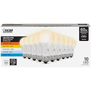 Feit Electric A19 LED 10개
