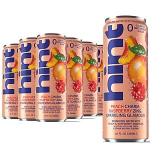 Hint 탄산수 피치라즈베리 12캔
