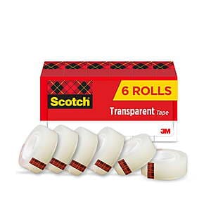 Scotch 투명 테이프 6팩