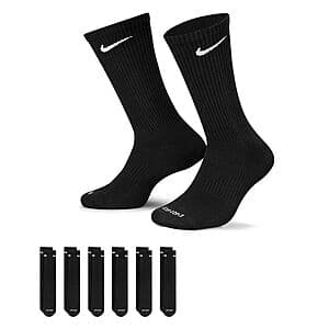 Nike Everyday Cushioned Crew Socks 6-Pack